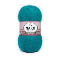 Włóczka NAKO ANGORA LUKS 100g 10171 / szmaragd