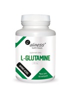 Kapsułki glutamina L-Glutamine 500 mg Aliness naturalny
