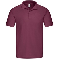 Koszulka męska Polo Original FruitLoom Burgund XXL