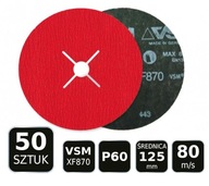Keramické vlákno VSM XF870 P60 Fiber kotúč 50 ks