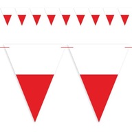 Baner FLAGI świata POLSKA dekoracja wisząca PARTY mecz REPREZENTACJI 3 Maja
