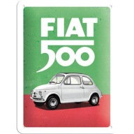 Номерной знак szyld fiat 500 italia металл 15x20 фото, цена