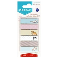 INDEXOVACIA ZÁLOŽKA 45X12 MM 6X20K MAČKA, STARPAK