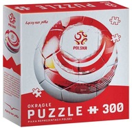 Puzzle Interdruk PZPN 300 elementów Puzzle Okrągłe 300 Elementów PZPN Piłka 5902277344700