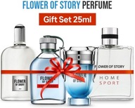 Zestaw perfum męskich Flower of Story Woda toaletowa Kolonia 4 x 25 ml