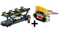LEGO City 60336 Wagon Laweta + wjazd + Auto 60198