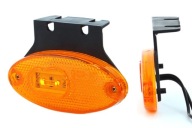 Габаритный фонарь led диодный waś w65 оранжевая фото, цена