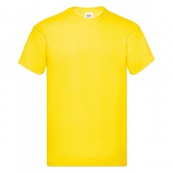Koszulka męska Original FruitLoom Żółty XL
