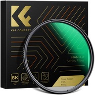 Filtr polaryzacyjny K&F Concept CPL 8k MRC Nano X Slim True Color 67mm