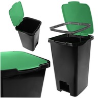 SZEMETESKOSÁR 45L-ES SZELEKTÍV HULLADÉKGYŰJTŐ KUKA PEDÁLOS
