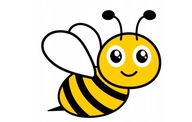 Naprasowanka Aplikacja Naklejka na Ubrania Naplamki Owad Pszczoła Pszczółka