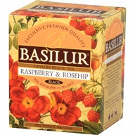 Herbaty czarne Basilur z suszoną maliną i owocami dzikiej róży 10 x 2 g