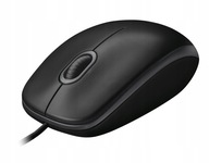 Myszka przewodowa Logitech B100 czarna sensor optyczny