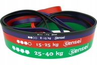 Zestaw gum oporowych sensei Power Bands 1-40 kg 4 szt.