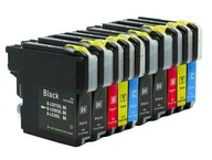 Tusz White Box LC-985 do Brother czarny (black), czerwony (magenta), niebieski (cyan), zestaw, żółty (yellow)