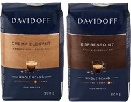 Kawa ziarnista Arabica Davidoff Arabica Davidoff Cafe Crema Elegant 500 g 500 g