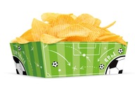 Pudełka na chipsy PartyPal Football 3 szt.