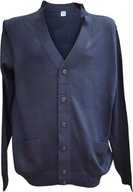 TRIKO sweter niebieski serek/dekolt V rozmiar XL