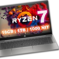 Laptop HP DEV ONE 14 MAX CONFIG 14" AMD Ryzen 7 16 GB / 1000 GB srebrny