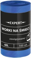 EXPERT WORKI NA ŚMIERCI WIĄZANE SUPER MOCNE UNIWERSALNE HDPE 60L - 100 SZT