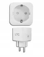 Gniazdko LTC LXU400 łączność z wifi białe