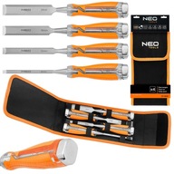 NEO 37-900 ZESTAW 4el DŁUTA 6 12 18 24mm + ETUI