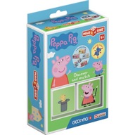 Klocki magnetyczne Geomag Magicube Peppa Pig Discover & Match 2 szt.