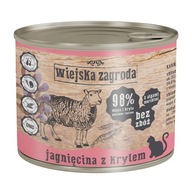Mokra karma dla kota Wiejska Zagroda jagnięcina 0,2 kg