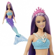 Bábika Barbie Morská víla Purple Blue Tail