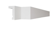 Listwa przysufitowa Cascade Decor LK-02 14 cm biała 50 x 140 x 1000 mm