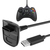 KABEL ŁADOWARKA DO PADA XBOX 360 USB PLAY CHARGE