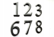 Numer na dom Prestige 1 aluminiowy 5 cm inox