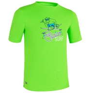 Koszulka pływacka Olaian odcienie zieleni 104-110