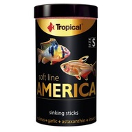 Pokarm dla ryb Tropical Soft line America size S 140 g