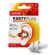 Alpine Party Plug White 2 zarážky, vyrobené v Holandsku