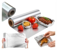 ALUMÍNIUM FÓLIA VASTAG ÉLELMISZERIPARI ERŐS 10M ÉLELMISZER