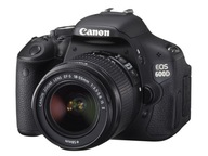 Lustrzanka Canon EOS 600D korpus + obiektyw