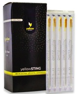 Igły do akupunktury yellow z prowadnicą 0,30x75mm