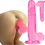 Dildo Sex Penis Żelowy Członek Z Przyssawką 20 cm