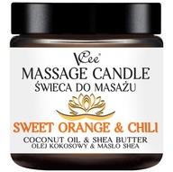 VCee Sweet Orange & Chili 80 g świeca do masażu