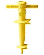 Śruba do mocowania w piasku Captain Mike 060302001 30x17 cm żółta