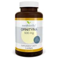 Suplement diety Medverita L-ornintyna 500 mg 120 kapsułek