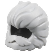 LEGO Haj 1 db-os frizura szakáll bajusz Világos szürke 1989