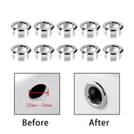 10Pcs Sink Overflow Cover Hole Cover Hollow
