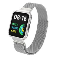 Bransoleta DMSTORE do Xiaomi REDMI WATCH 2 LITE - PASEK OPASKA BRANSOLETA srebrny