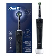 SZCZOTECZKA ELEKTRYCZNA DO ZĘBÓW PRO VITALITY CZARNA - OBROTOWO-PULSACYJNA