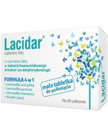 Suplement diety Ranbaxy Lacidar 20 tabletek
