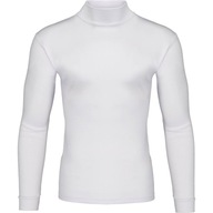 FK-D sweter Elastyczny półgolf męski biały półgolf rozmiar L