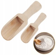 FÁBÓL KÉSZÜLT FŰSZERTARTÓ KÉSZLET 2 DB-OS KONYHAI LAPÁT FŰSZERTARTÓ