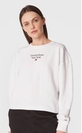 Dámska mikina TOMMY JEANS Essential biela veľ. S